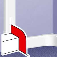 [010698] WALL FEEDTHROUGH - FOR TRUNKING WIDTH 80 TO 150 MM 