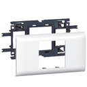 [010952] MOSAIC SUPPORT - FOR ADAPTABLE DLP COVER DEPTH 65 MM - 2 MODULES 