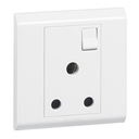 [617051] BS SOCKET OUTLET BELANKO - 1 GANG SP SWITCHED - 15 A - 250 V~ 