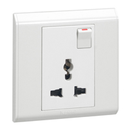  [617067] MULTISTANDARD SWITCHED SOCKET OUTLET BELANKO - WHITE 