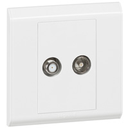  [617123] TELEVISION SOCKET BELANKO - DOUBLE TV SOCKET - 