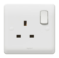 [730060] DP SOCKET OUTLET SYNERGY - 1 GANG - 13 A - 250 V~ - WHITE 